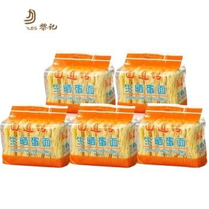 Liji Food Factory حقيبة منتج جديدة حزمة البيض نودلز 500g ناعم نودلز البيض خام من أشعة الشمس