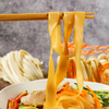 Liji Factory Supplier 500g Egg Noodles Wholesale Eroniced Low Carb Wide Wide Wide Made Handmed