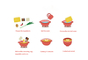 Liji Factory Supplier High Protein Ramen Noodles Wholesale Begh Begh Noodles