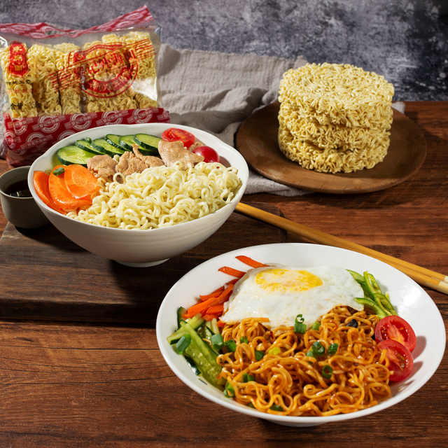 350 جم تخصيص المعكرونة العائلية المجففة رامين